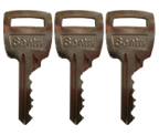 Sentribox Spare Set of 3 Keys